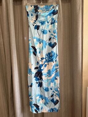 Abercrombie & Fitch Sky Blue Floral Sundress